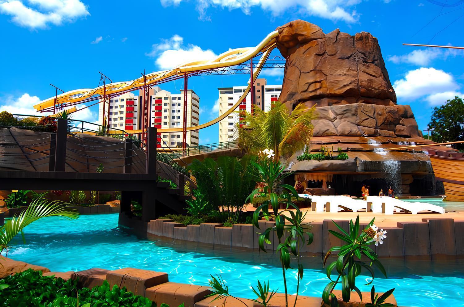 Piazza Diroma Com Acesso Ao Acqua Park Apartment Caldas Novas Luaran gambar